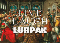 Live Laugh Lurpak Altered Art Print