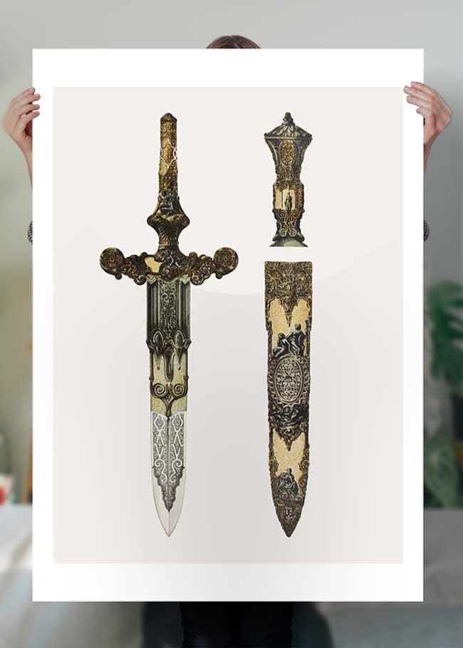 Ancient Dagger Illustration 2