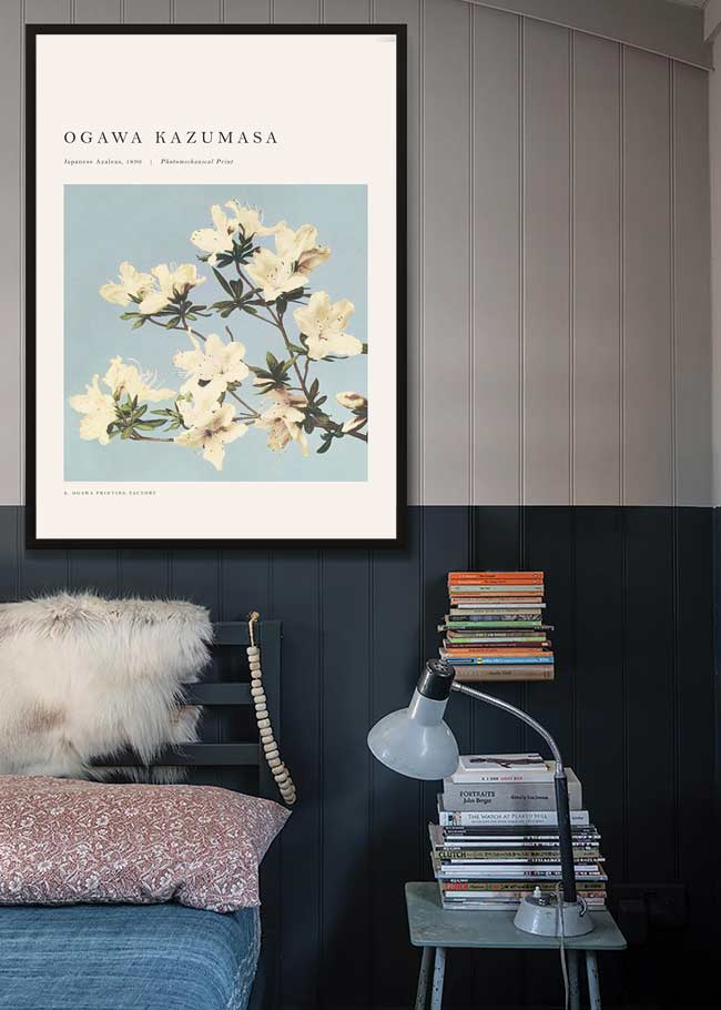 Japense Azaleas Ogawa Kazumasa Flowers Print