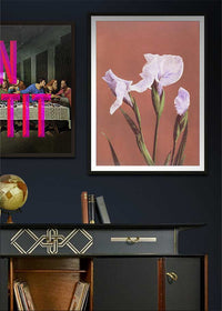 Iris Kaempferi Ogawa Kazumasa Flowers Print