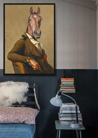 Horse Head Portrait Print