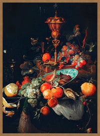 Fruits art Vintage Print by Abraham Mignon