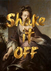 Shake It Off Vintage Portrait Print