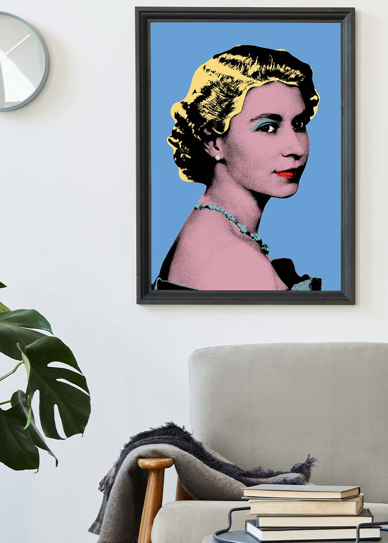 Pop Art Queen Jubilee Print-InkAndDrop