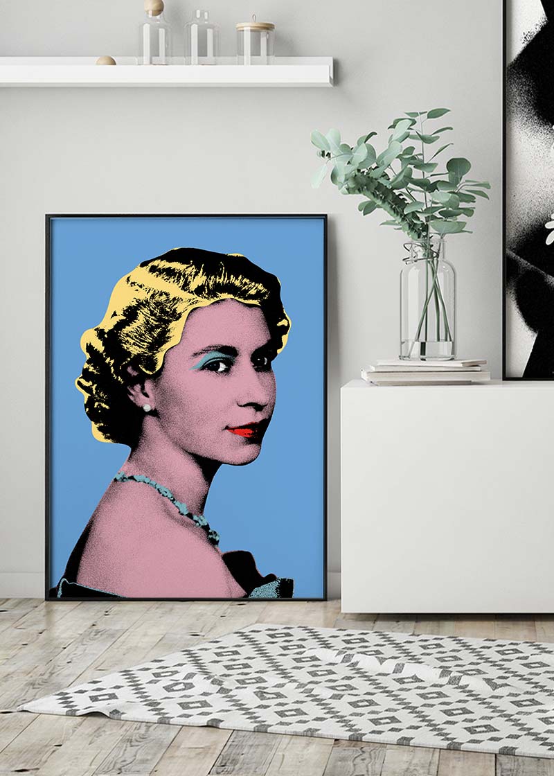 Pop Art Queen Jubilee Print-InkAndDrop