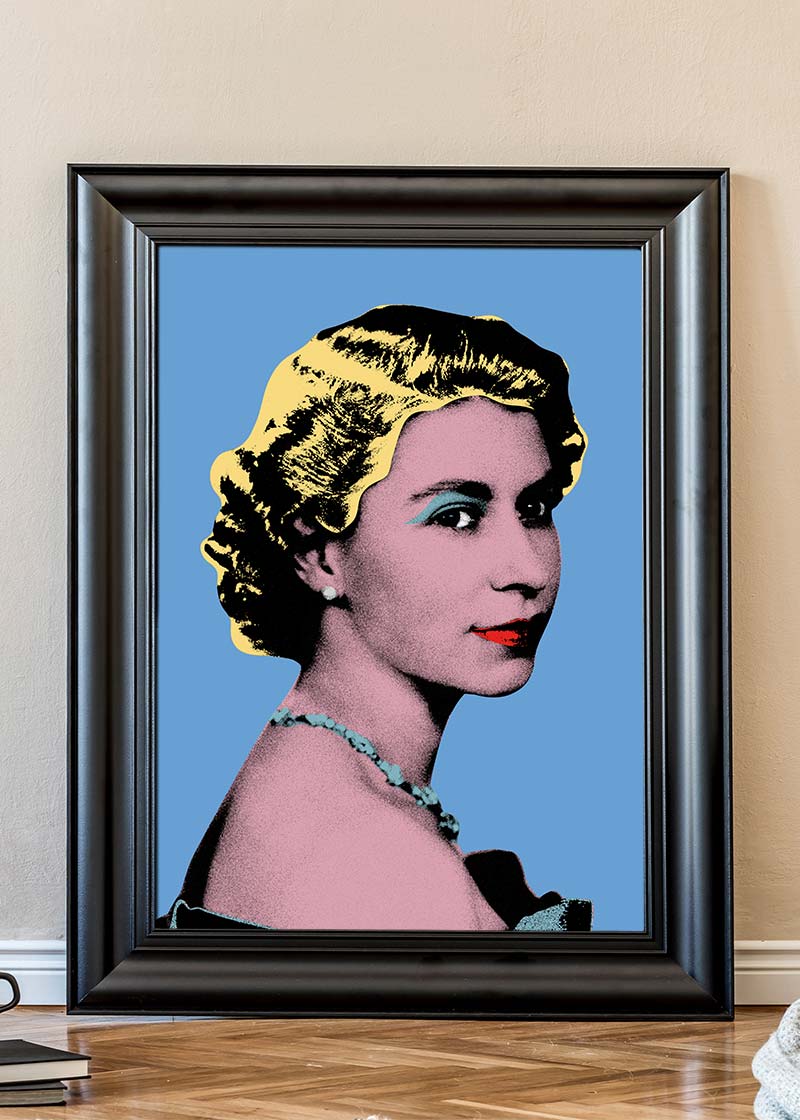 Pop Art Queen Jubilee Print-InkAndDrop