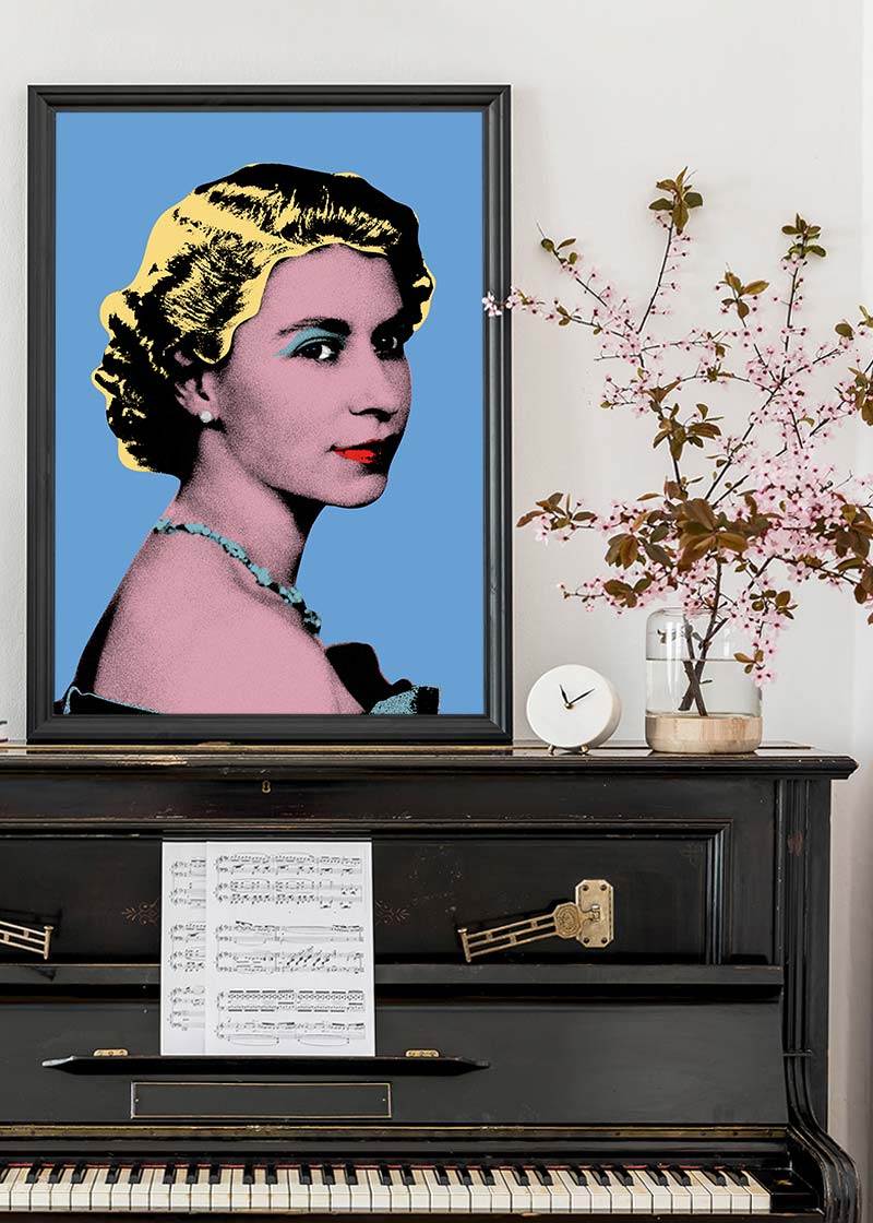 Pop Art Queen Jubilee Print-InkAndDrop
