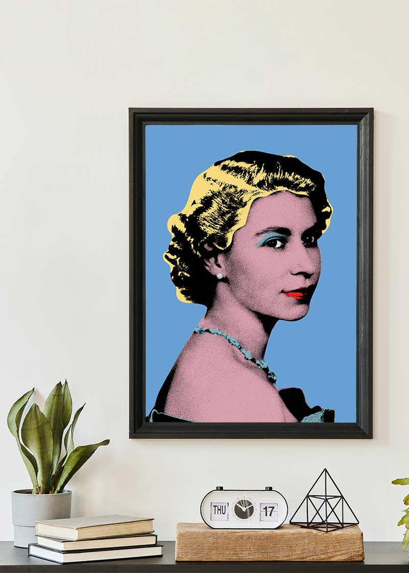 Pop Art Queen Jubilee Print-InkAndDrop