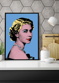 Pop Art Queen Jubilee Print-InkAndDrop