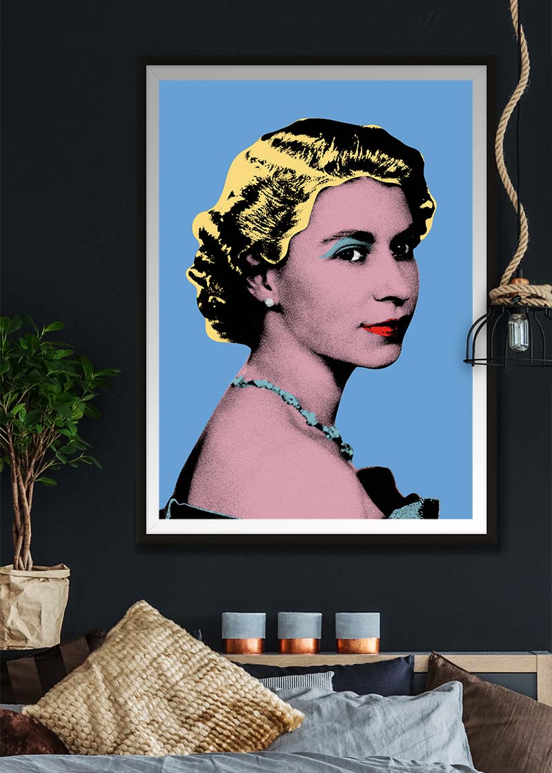 Pop Art Queen Jubilee Print-InkAndDrop
