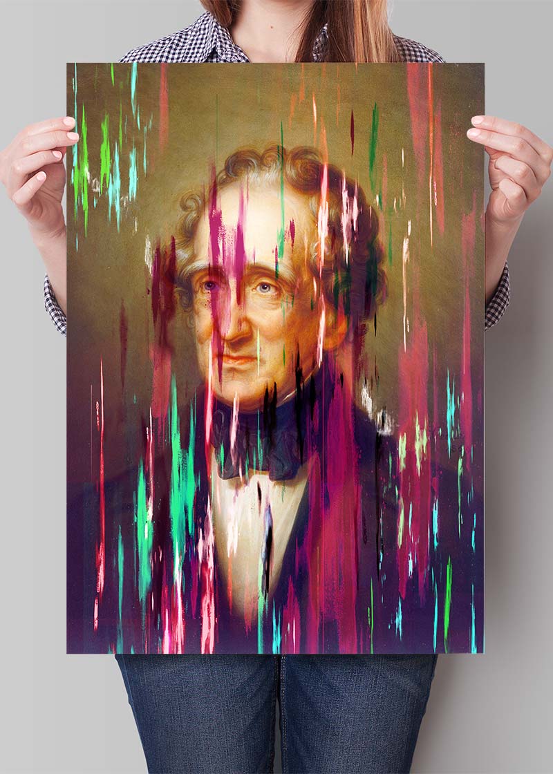 Paint Streaks Thomas Sully by Rembrandt Peale