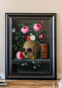 Vanitas Still Life Skull with Sunglasses by Jan Van Kessel Print