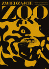 Vintage Warsaw Zoo Tiger Poster