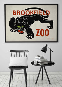 Black Panther Brookfield Zoo Poster