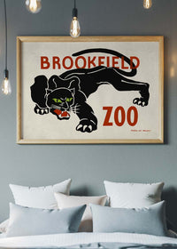 Black Panther Brookfield Zoo Poster