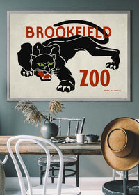 Black Panther Brookfield Zoo Poster