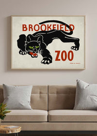 Black Panther Brookfield Zoo Poster