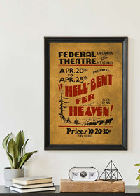 Hell Bent for Heaven Federal Theatre Poster