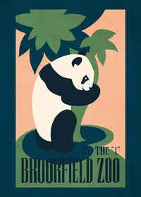 Brookfield Zoo Illinois Panda Poster