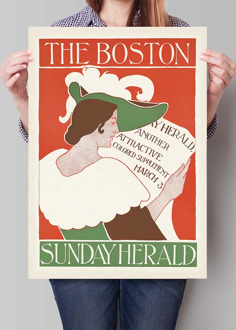 The Boston Sunday Herald Illustrated Magazine Cover Print
