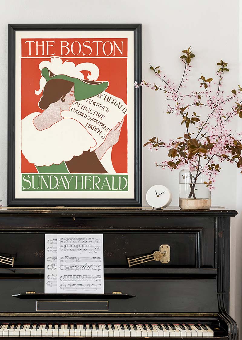 The Boston Sunday Herald Illustrated Magazine Cover Print