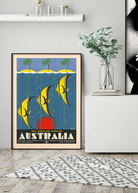 Great Barrier Reef Queensland Australia Fish Tourist Poster