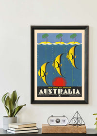 Great Barrier Reef Queensland Australia Fish Tourist Poster