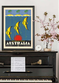 Great Barrier Reef Queensland Australia Fish Tourist Poster