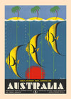 Great Barrier Reef Queensland Australia Fish Tourist Poster