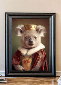 Koala Bear Animal Head Portrait Print
