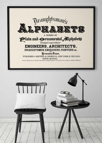 Vintage Draughtsmans Alphabet