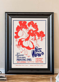 Ault and Wiborg Company printing inks poster