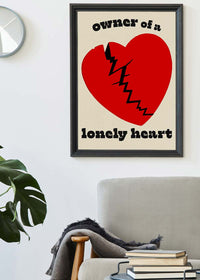 Owner Of a Lonely Heart Lyrics Poster