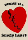 Owner Of a Lonely Heart Lyrics Poster