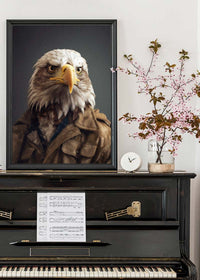 American Eagle Animal Portrait Print