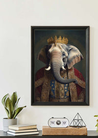 Elephant Animal Portrait Print