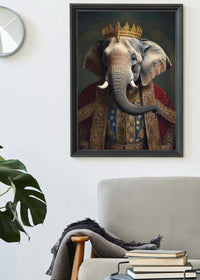 Elephant Animal Portrait Print