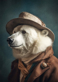Polar Bear Animal Portrait Print