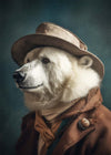 Polar Bear Animal Portrait Print