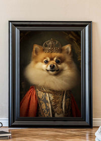 Pomeranian Animal Portrait Print