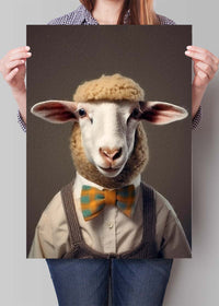 Sheep Animal Portrait Print