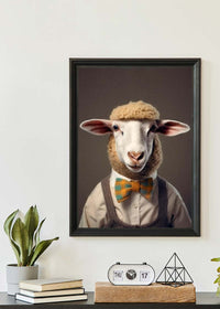 Sheep Animal Portrait Print