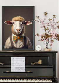 Sheep Animal Portrait Print