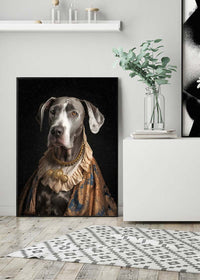 Great Dane Dog Portrait Print