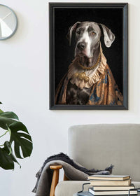 Great Dane Dog Portrait Print