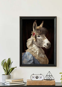 Donkey Animal Portrait Print