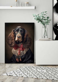 Brown Cocker Spaniel Portrait Print