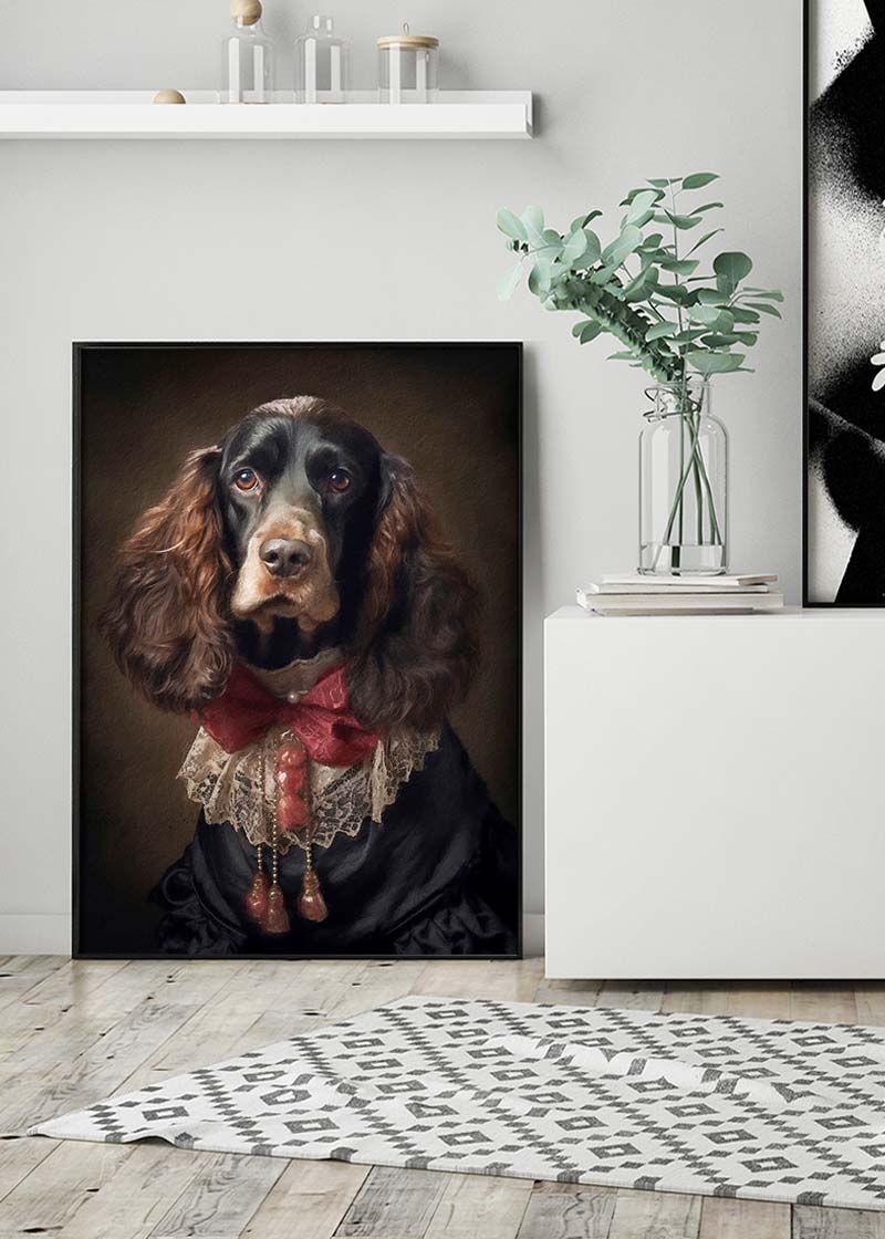 Brown Cocker Spaniel Portrait Print