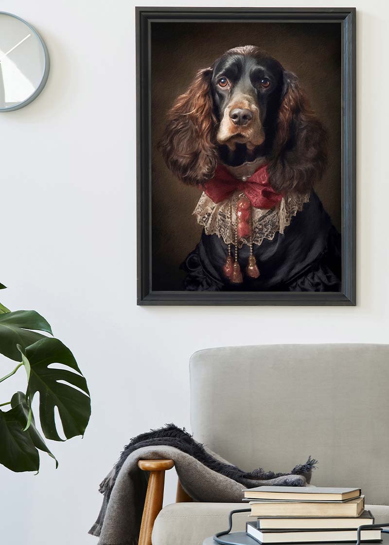 Brown Cocker Spaniel Portrait Print