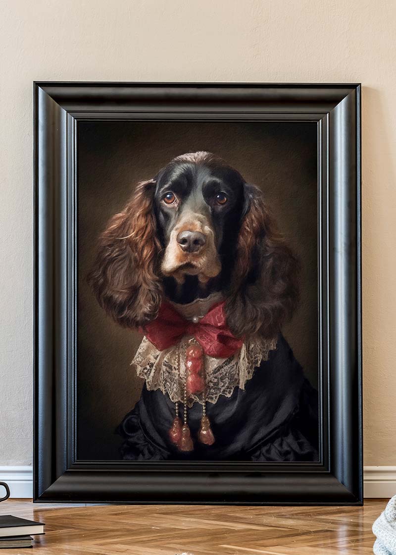 Brown Cocker Spaniel Portrait Print